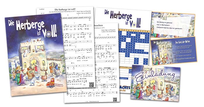 geliefert mit weihnachtsmusical Die herberge ist voll