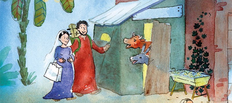 Weihnachtsliedersingens mit Kindern